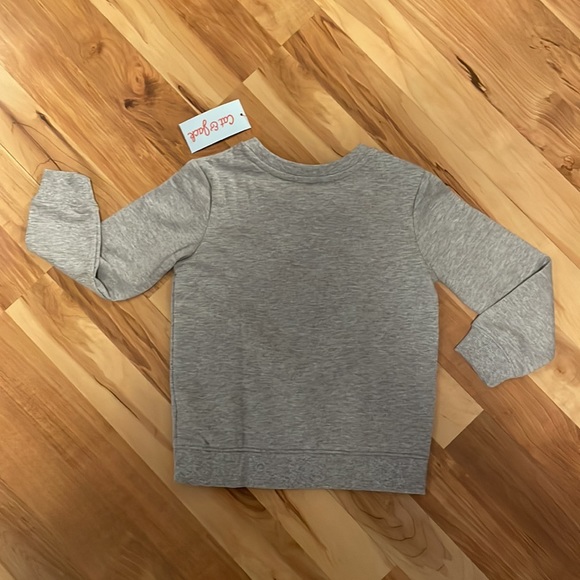 Cat & Jack Heart Sweatshirt - Size 4T - Picture 6 of 10